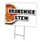 Signmission Brunswick Stew Yard Sign & Stake outdoor plastic coroplast window, C-1824 Brunswick Stew C-1824 Brunswick Stew - alternate 1